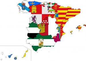 1371px Flag map of Spain subdivisions .svg